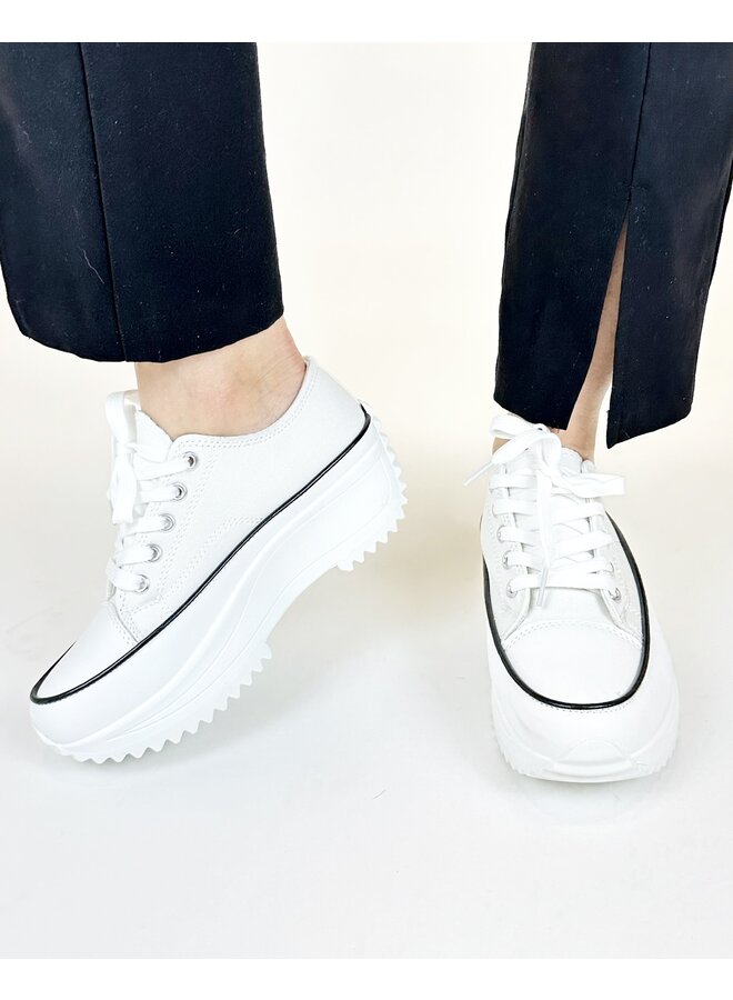 Don't Quit Casual Sneakers - White