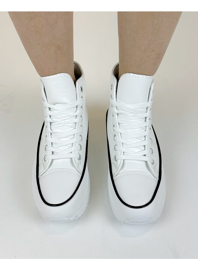 Street Smart Casual Sneakers - White