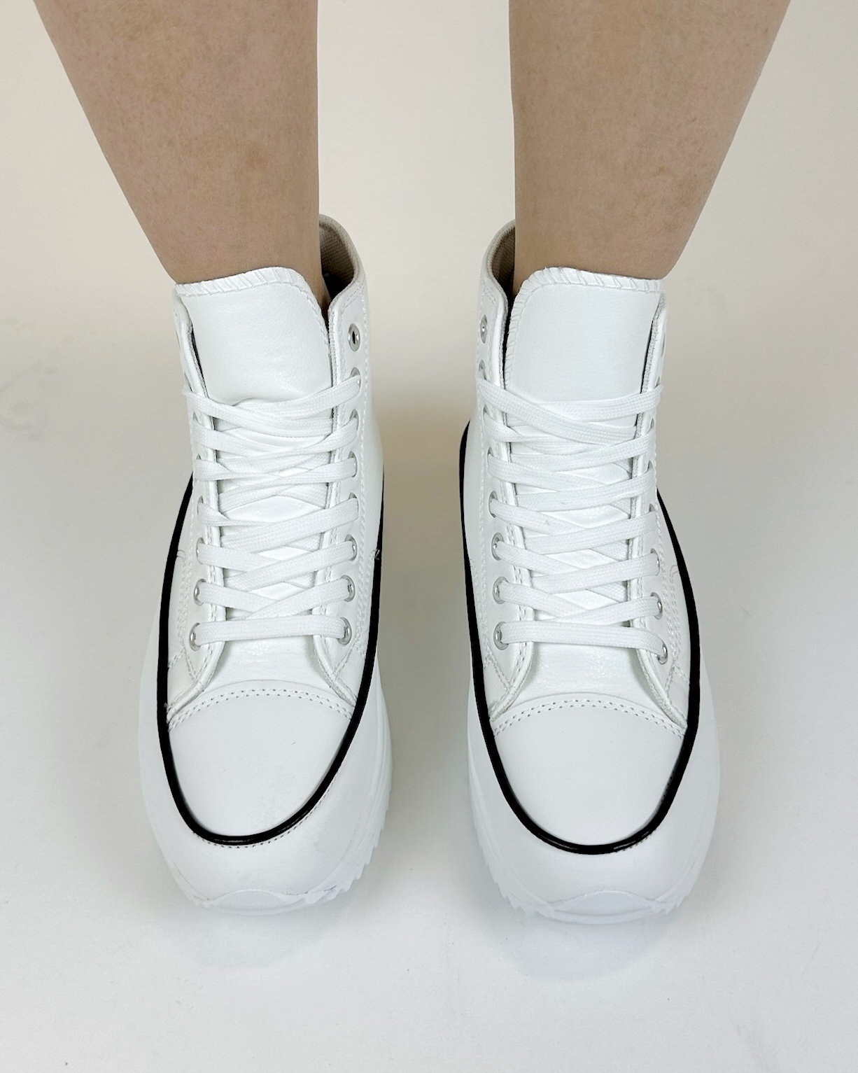 Street Smart Casual Sneakers - Denim - GLITTER FASHION
