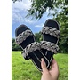 Jasmine Flat Sandal - Black