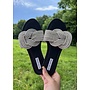 Azalea Flat Sandals - Black