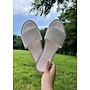 Lily Flat Sandals - White Pu