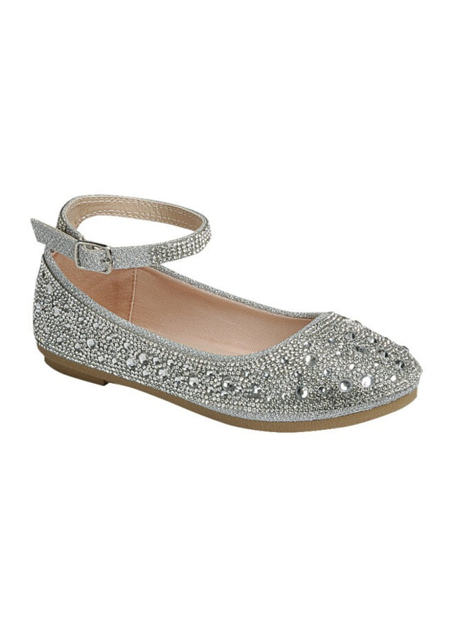 Mariana-35k Girls Flats - Silver