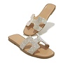 Bestia-1B Flat Sandals - Nude