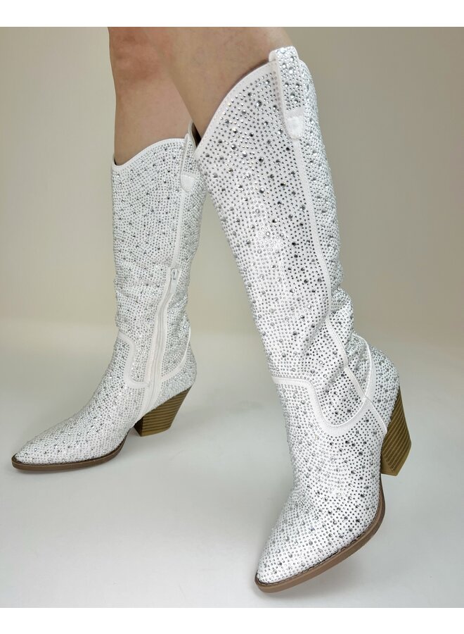 River-11 Dressy Boots - White
