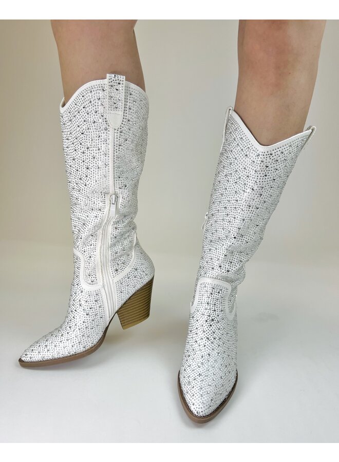 River-11 Dressy Boots - White