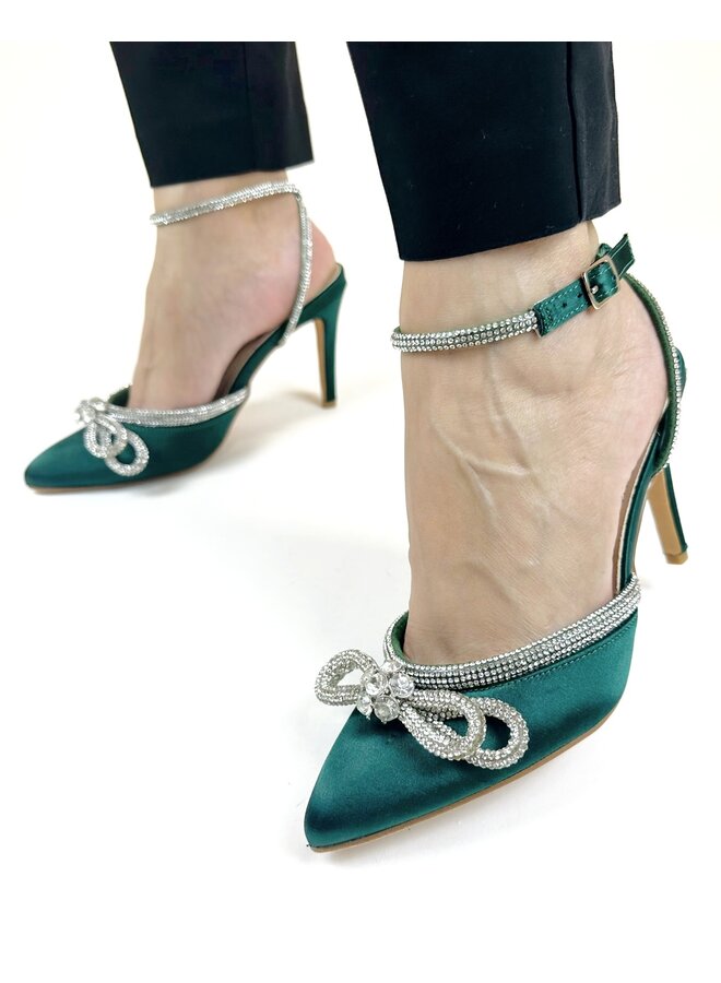 Freya-5 Dressy Heel - Emerald