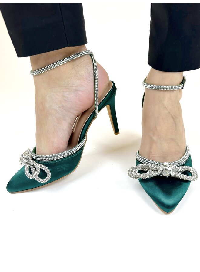 Freya-5 Dressy Heel - Emerald