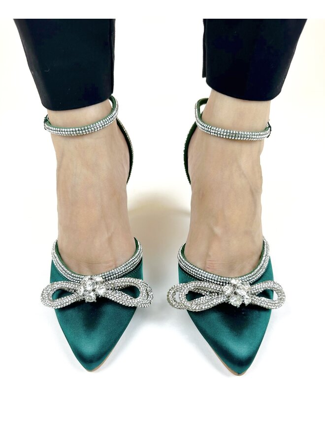 Freya-5 Dressy Heel - Emerald