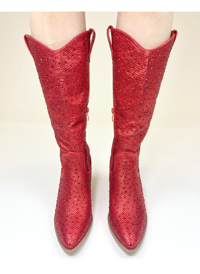 River-11 Dressy Boots - Red