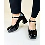 Nosta Casual Heel - Black Patent