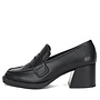 Tish Casual Loafer - Black Pu