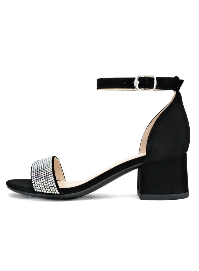 Veil-2 Kids Heels - Black Nubuck