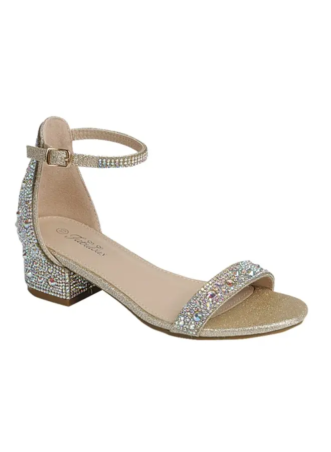 Sunshine-37k Kids Heel - Champagne