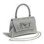 B-888-5 Dressy Handbag - Silver