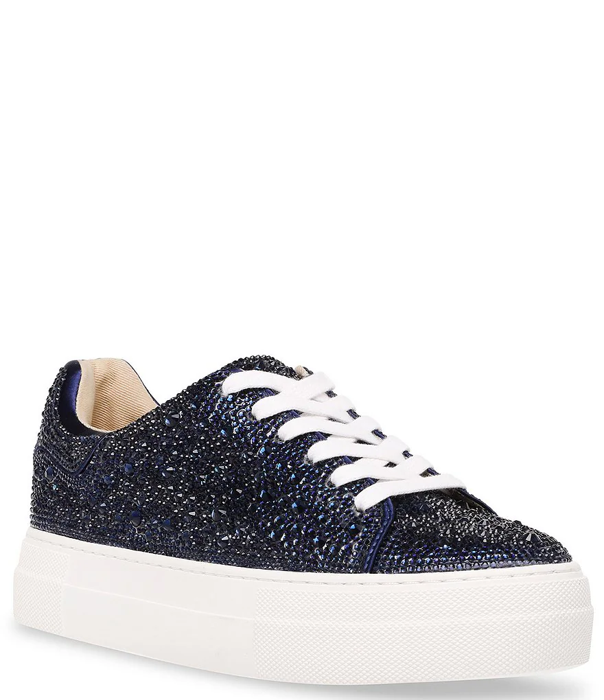 Sb-Sidny Dressy Sneakers Navy GLITTER FASHION