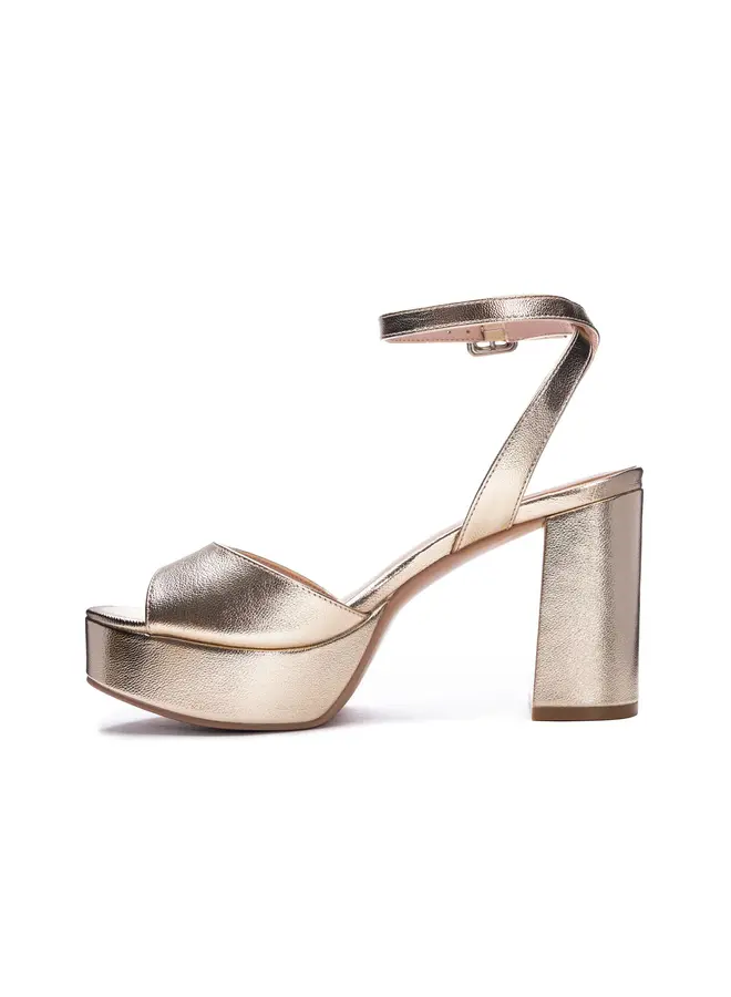 Theresa Dressy Heel - Gold Metallic