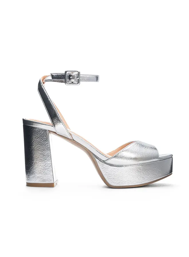 Theresa Dressy Heel - Silver Metallic