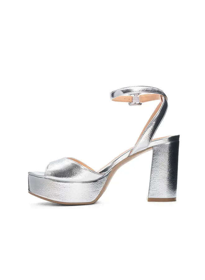 Theresa Dressy Heel - Silver Metallic