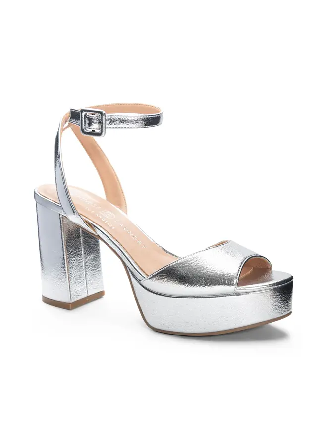 Theresa Dressy Heel - Silver Metallic