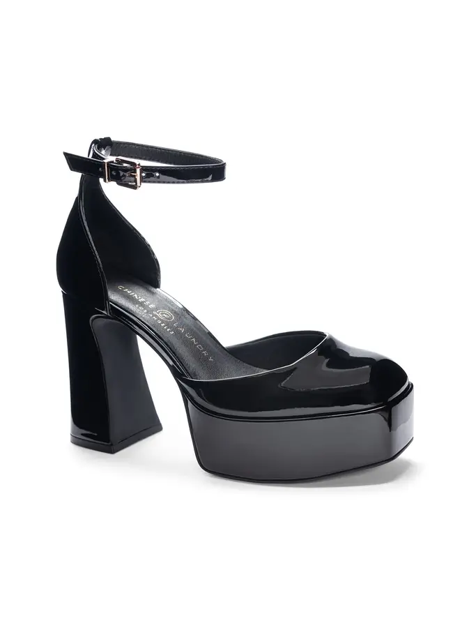 Perley Dressy Heel - Black Patent