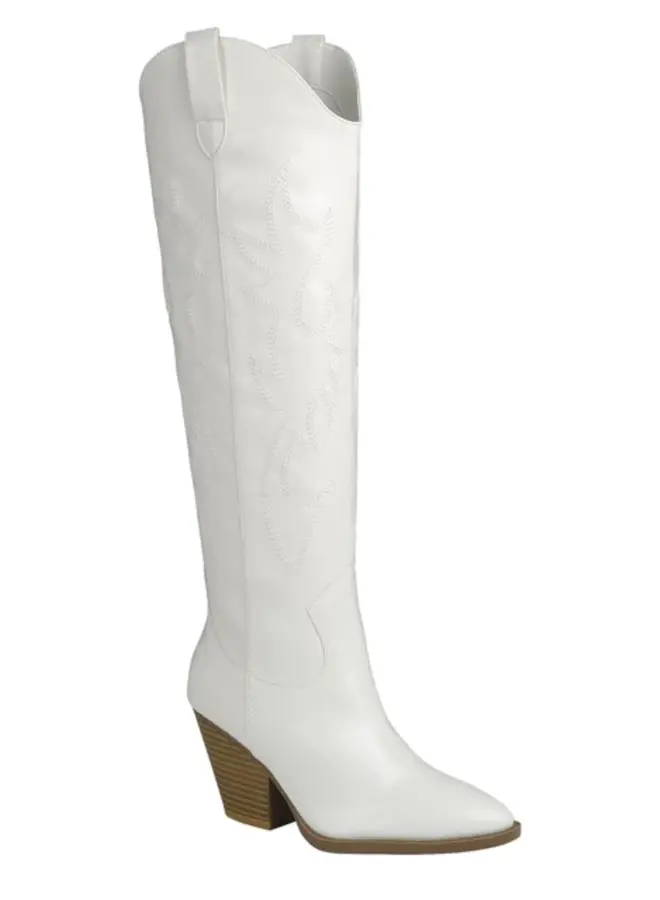 River-17 Dressy Boots - White