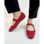 Tully Casual Flat - Deep Red