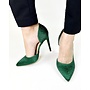Cruise Dressy Heel - Green Satin