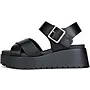 Alyssa Casual Sandals - Black Pu