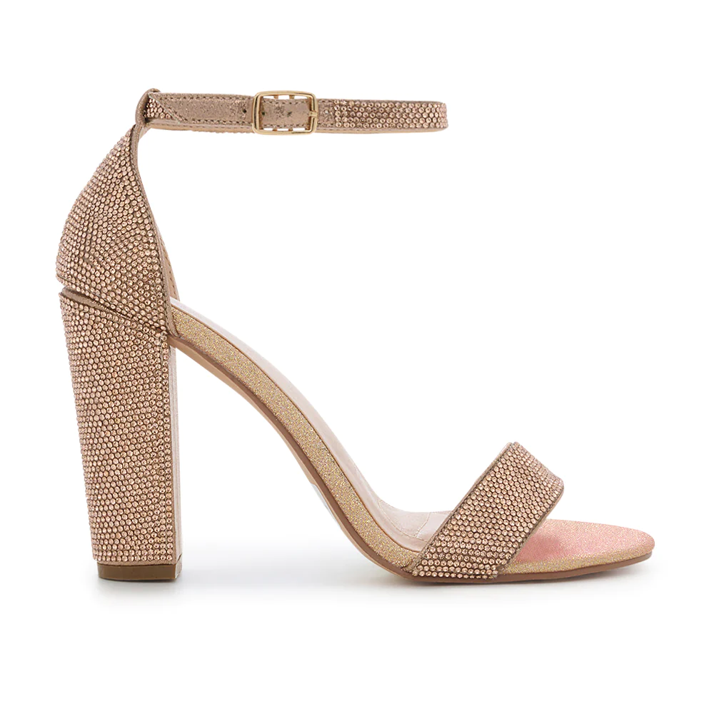 novo rose gold heels