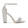 Celina-29A Dressy Heel - Silver