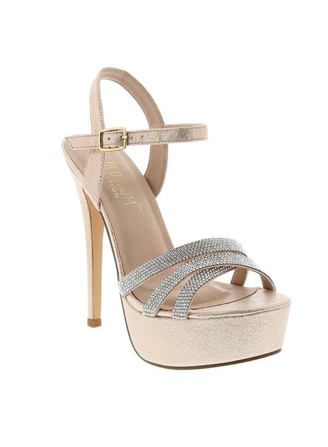 Flora-36 Dressy Heel - Champagne