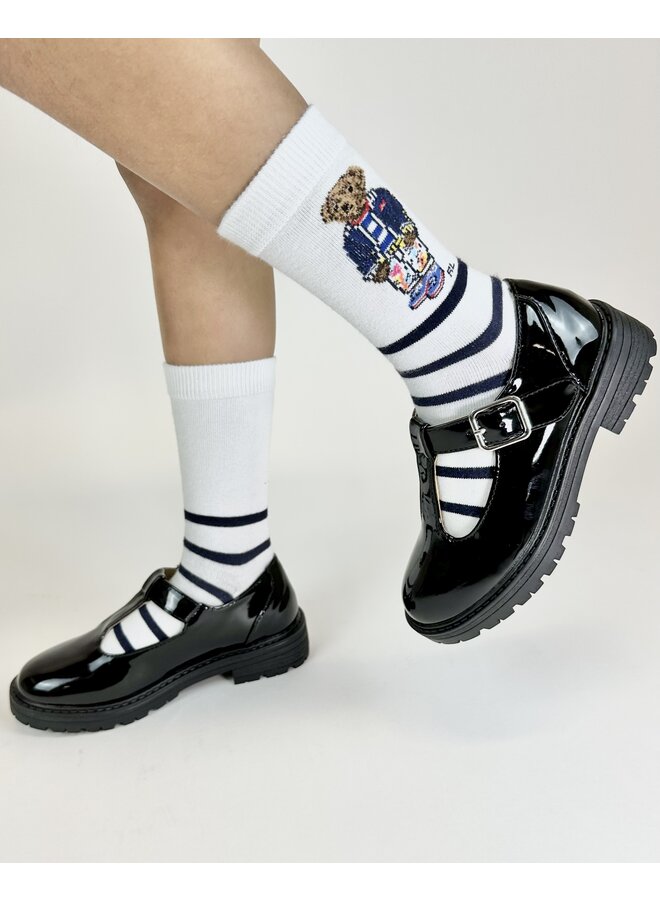 Garny Kids Loafer - Black Patent