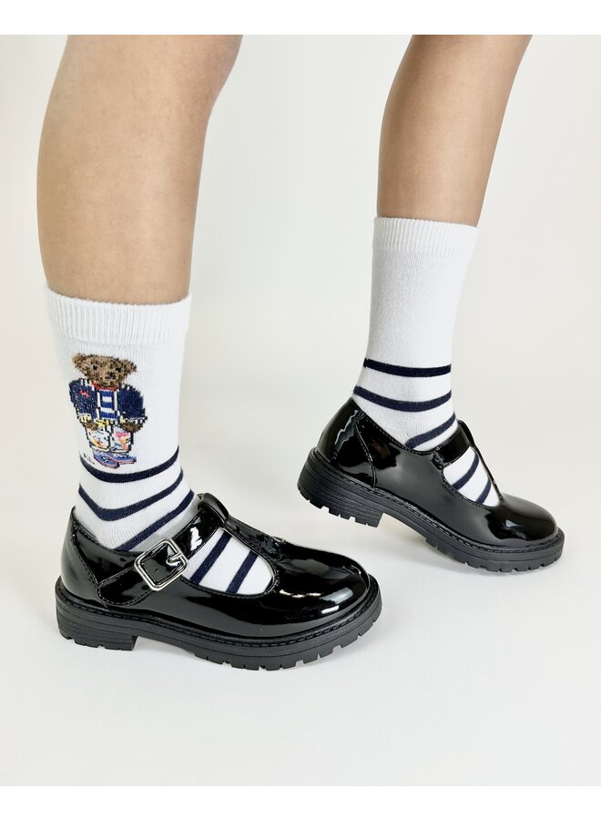 Garny Kids Loafer - Black Patent