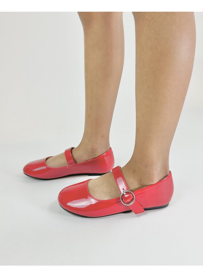 Ceibo-2 Kids Flats - Lipstick Patent