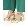 Macey Casual Heels - Gold