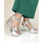 Macey Casual Heels - Silver