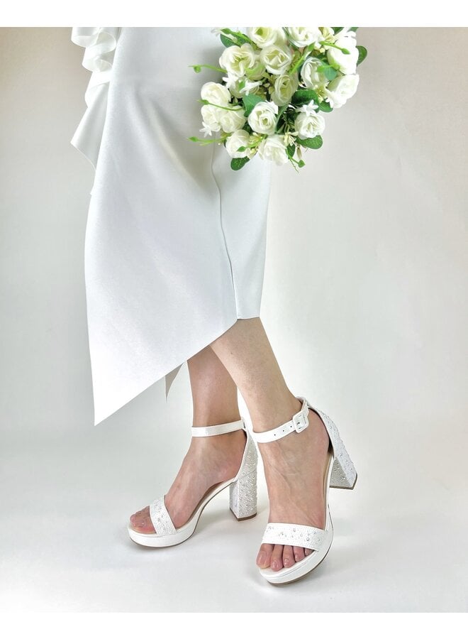 Smoor Dressy Heel - Pearl White