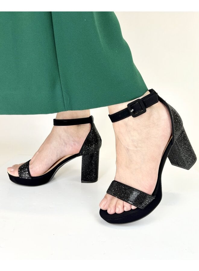 Smoor Dressy Heel - Nubuck Black