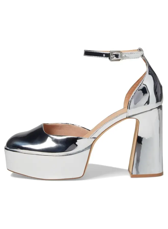 Perley Dressy Heel - Metallic Silver