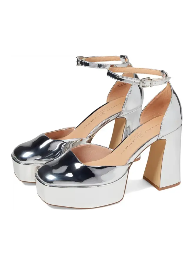 Perley Dressy Heel - Metallic Silver