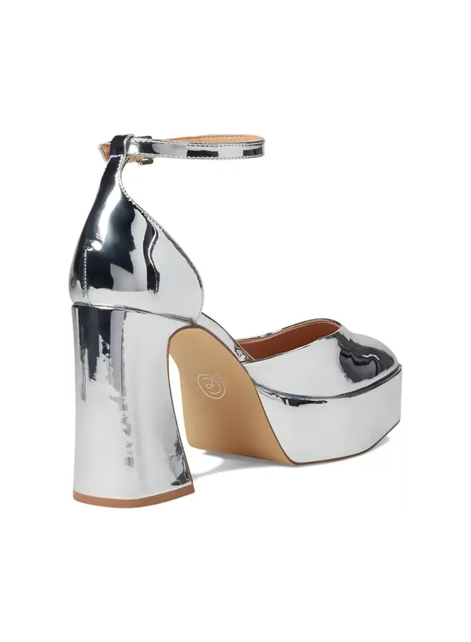 Perley Dressy Heel - Metallic Silver