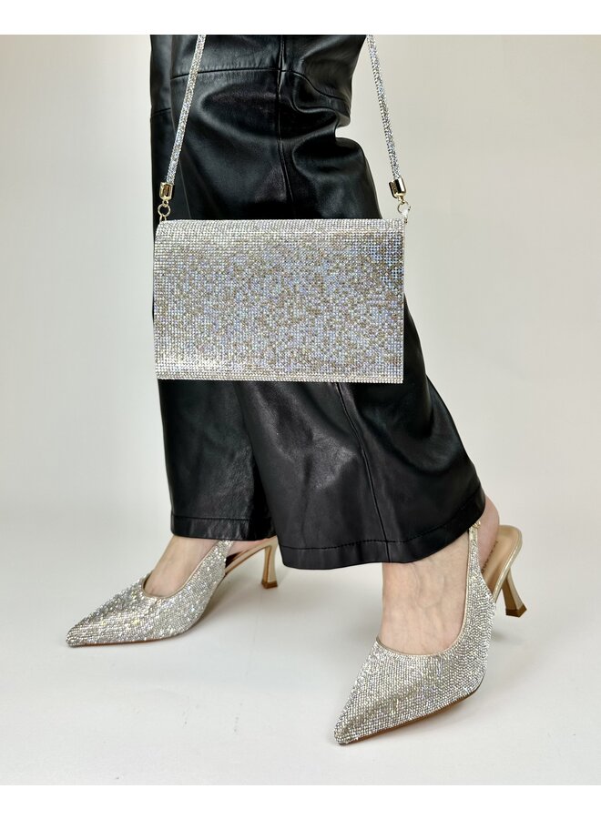 Keisha-1 Dressy Heel - Nude Shimmer