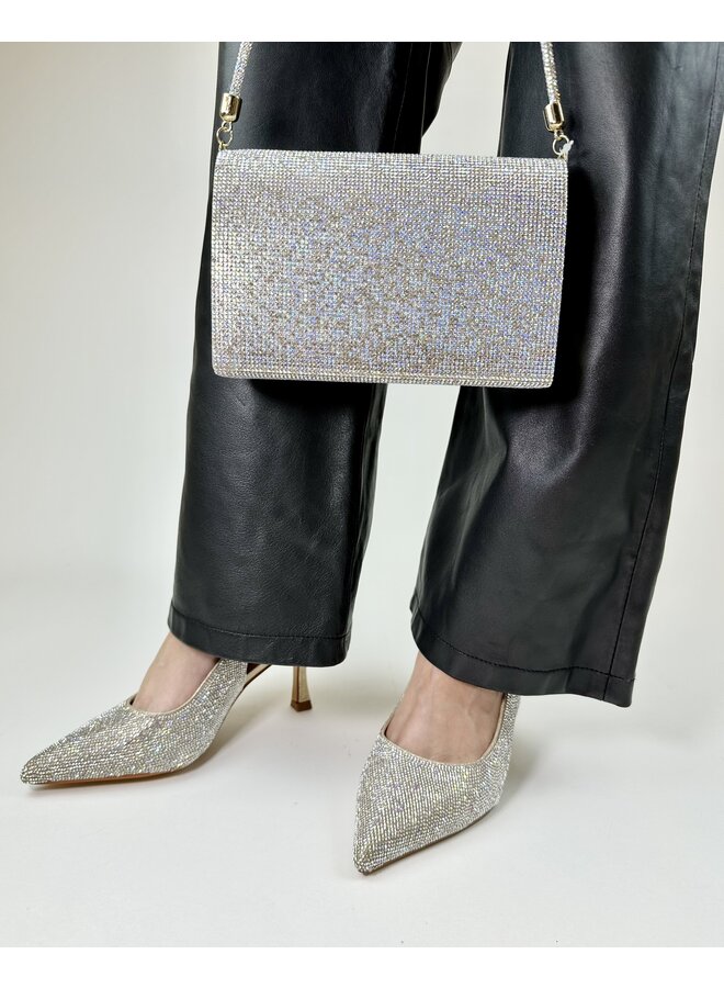 Keisha-1 Dressy Heel - Nude Shimmer