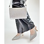 Keisha-1 Dressy Heel - Silver Shimmer