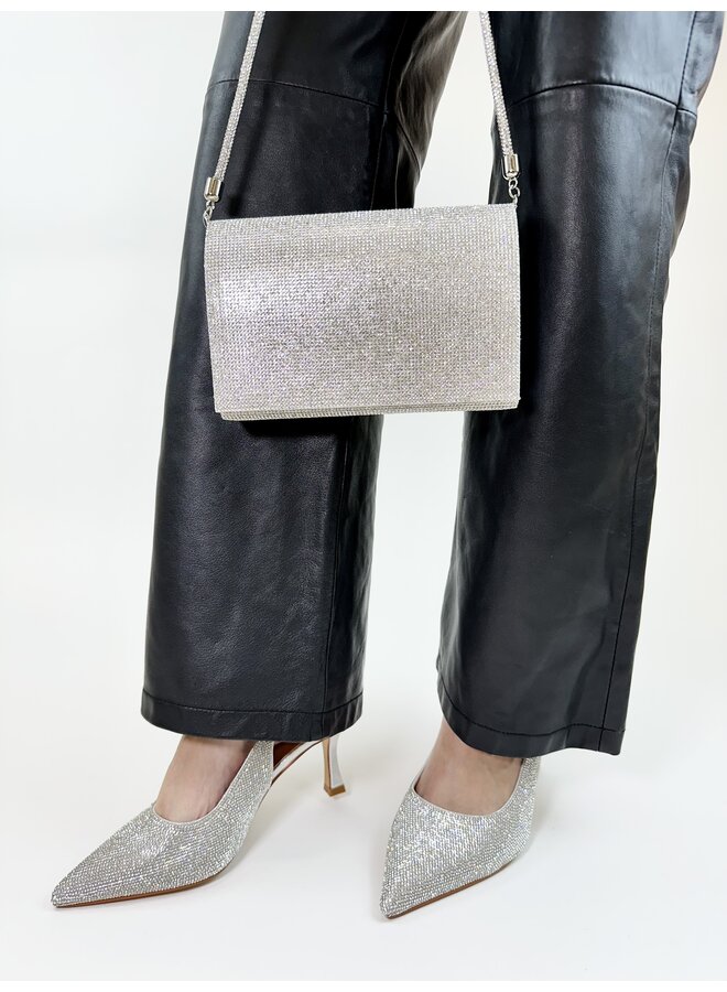 Keisha-1 Dressy Heel - Silver Shimmer