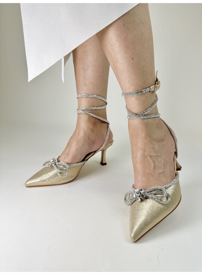 Marie-16 Dressy Heel - Nude Shimmer