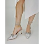 Marie-16 Dressy Heel - Silver Shimmer