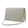 HB-196A Rhinestone Handbag - Nude