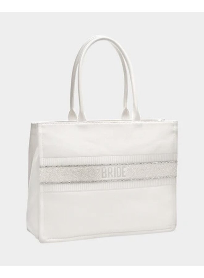 Bride Tote Bag - White